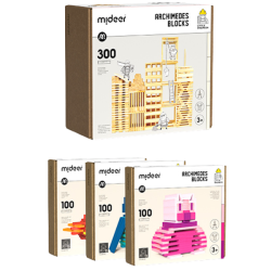 SADA BLOCKS stavebné kocky + farby 600 ks