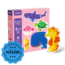 Moje prvé puzzle - Zvieratká v oceáne - 25 dielikov