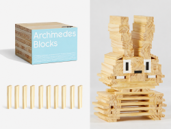 ARCHIMEDES BLOCKS dřevěné stavební kostky 50 ks