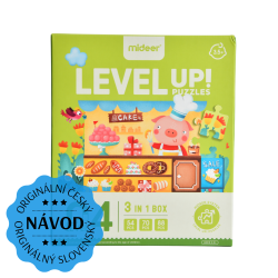 LEVEL UP! 04 - Rozprávkové stavby puzzle 3v1 verzia 2022
