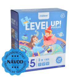 LEVEL UP! 05 - Rozprávkový svet puzzle 3v1 verzia 2022
