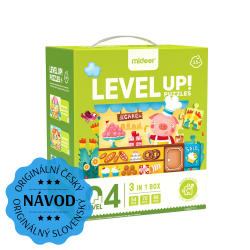 LEVEL UP! 04 - Rozprávkové stavby puzzle 3v1