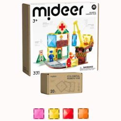 SADA Stavebnice Hrdinové města 33 ks+ Magnetické dílky hřejivé CELKEM 53ks